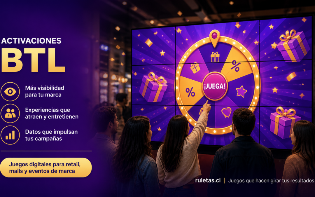 Juego en videowall para activaciones BTL: experiencias que atraen y generan datos