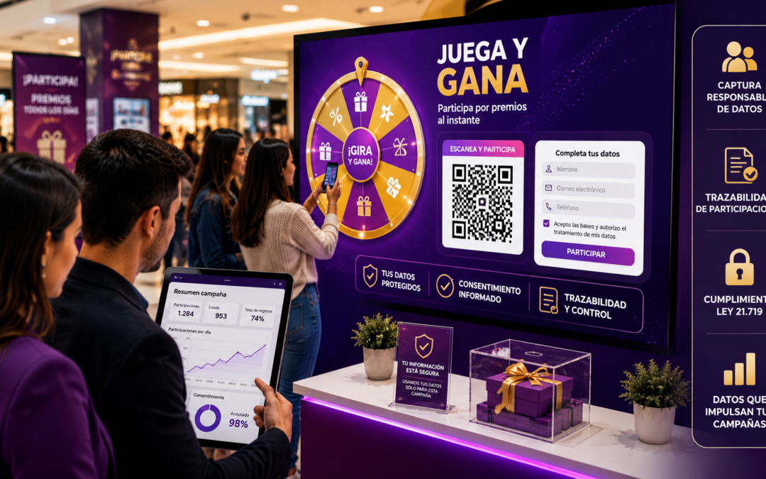 Activaciones promocionales y Ley 21.719: cómo captar datos sin desordenar tu campaña